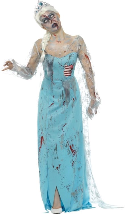 Zombie frozen kostuum vrouw - Maat XS