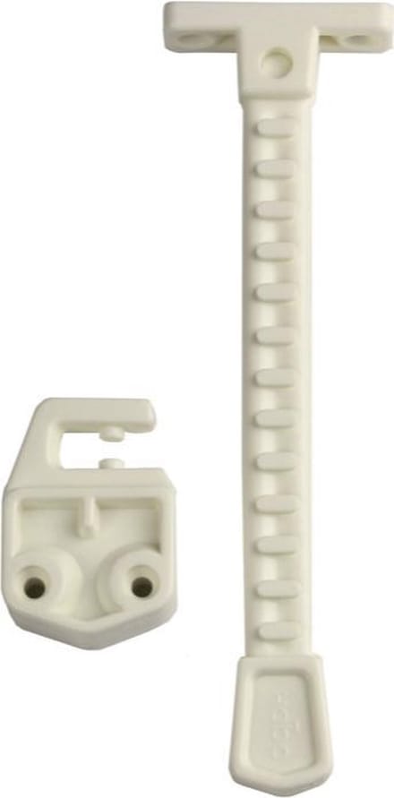 Habo 1224-2 kierstandhouder, naar binnendraaiend raam , wit