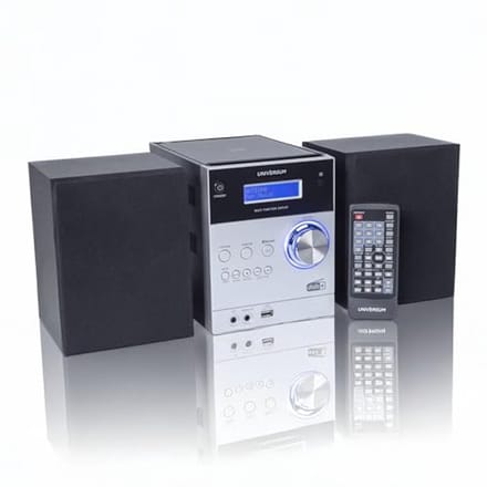 Stereo-installatie met AUX, Bluetooth, CD, DAB+, FM, USB en batterijoplaadfunctie