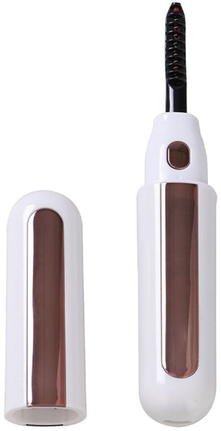 ECTEATOY® Elektrische wimperkruller met verwarming - USB-oplaadbaar voor langdurige fixatie - Mini draagbare wimperkruller - Wit