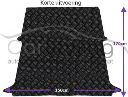 Laadvloermat Renault Kangoo korte uitvoering 2008-heden