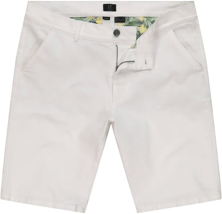JP 1880 - Heren - Chino-bermuda buik-fit straight fit - Off-white - Maat 70