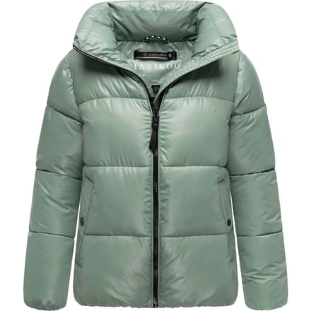 Marikoo dames winterjas Hazalee in puffer-stijl met glanzende look