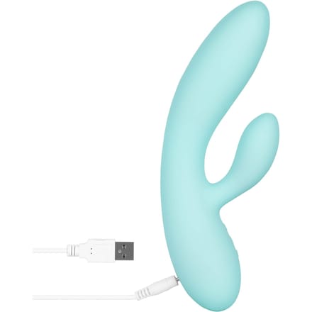 FeelzToys Lea - Rabbit Vibrator - Oceaan Blauw