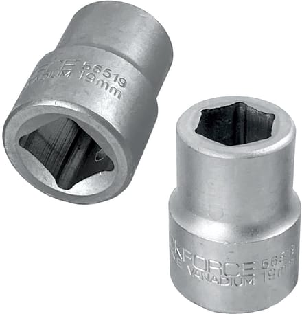 Rockforce RF-56519 - Zeskantige Dopsleutel - 3/4" - 19mm - CR-V Staal