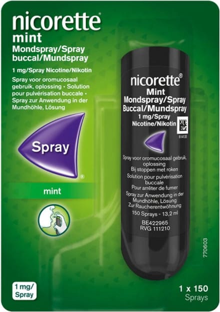 Nicorette Mint Mondspray 1mg - 3 x 150 sprays