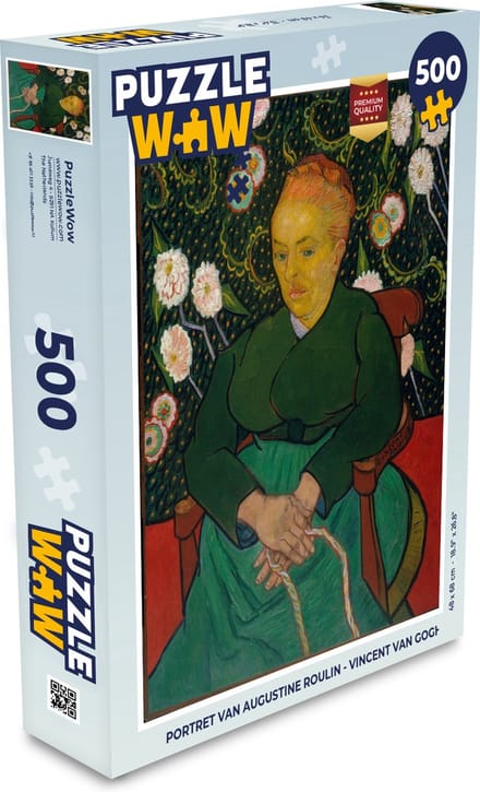 Puzzel Portret van Augustine Roulin - Vincent van Gogh - Legpuzzel - Puzzel 500 stukjes