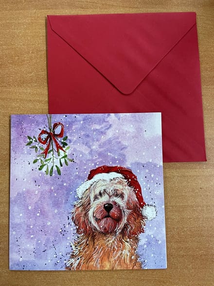 Alex Clark Kerstkaarten Hond ~ Christmas Cockapoo