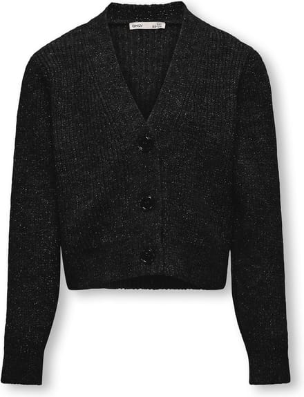 ONLY meisjes kids vest ORIANA Black Black Glitter Regular Fit
