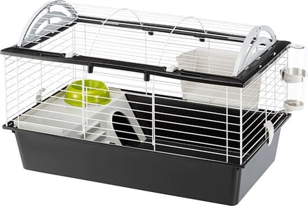 Cage cobaye ou lapin - FERPLAST - CASITA 80 - 78 x 48 x h 50 cm - Noir