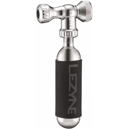 Lezyne Control Drive - CO2 Minipomp - Aluminium - Presta/Schrader Ventiel - Zilver