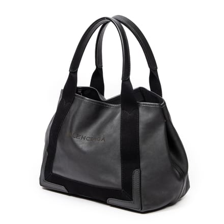 Small Navy Cabas Tote  Schoudertas