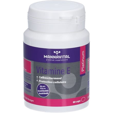 Mannavital Vitamine E Platinum 60 Capsules