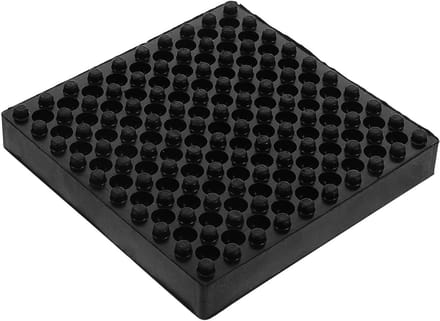 Loopband Kussen - Vloer Vulling - Bescherming Apparatuur - Geluidsreducerend Ontwerp - 10x10x1.7cm - Zwart