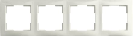 ION industries E1 afdekraam 4-voudig alpin wit glanzend (80.302.414)