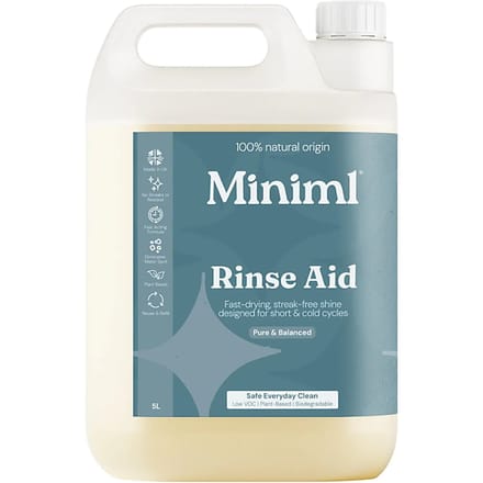 Miniml Glansspoelmiddel Parfumvrij - 5L Refill