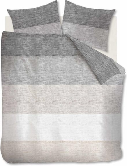 Ariadne at Home dekbedovertrek Like grey - lits jumeaux (240x200/220 cm incl. 2 slopen)
