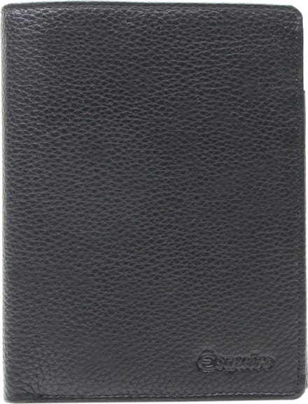 Esquire Leren Portemonnee Primavera Men Wallet Black Zwart