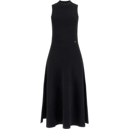 Guess Cassandra Lange Jurk Zwart M Vrouw