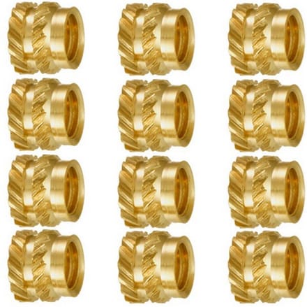 M3 Messing schroefdraad Insert diepte 6 mm diameter 4,5 mm - 3D model schroefdraad - 20 stuks
