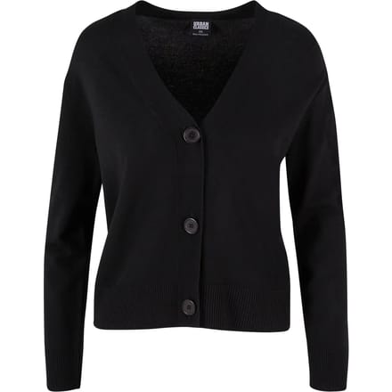 Urban Classics - Knitted Cardigan - S - Zwart