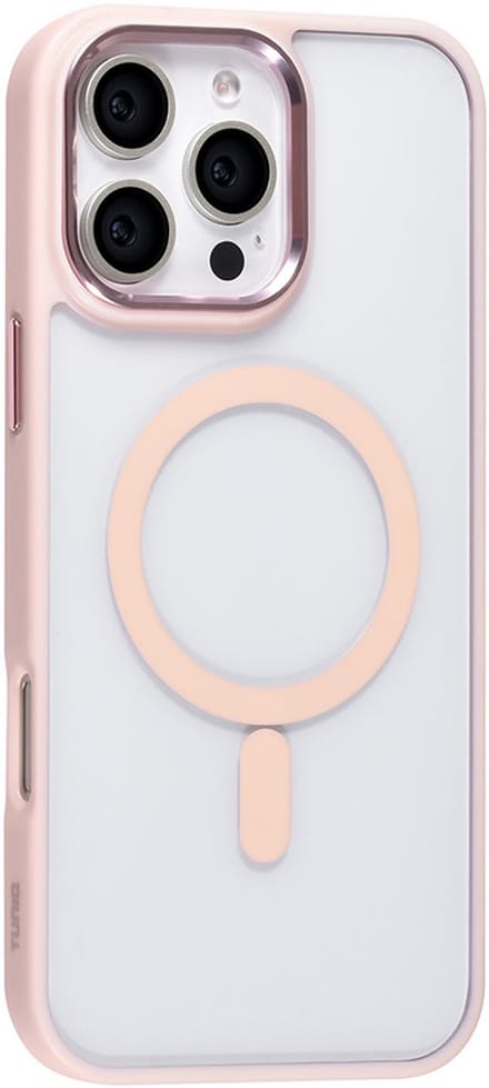 TUNIQ iPhone 16 Pro Max Back cover case - Magsafe - Silicone - Pink