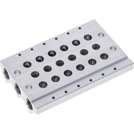 G1/8'' Manifold 6-Stations Festo 566562 VABM-L1-10S-G18-6