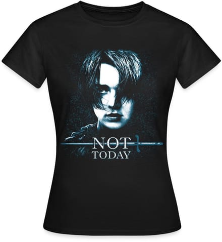 Game Of Thrones Arya Stark Not Today Citaat T-Shirt Dames