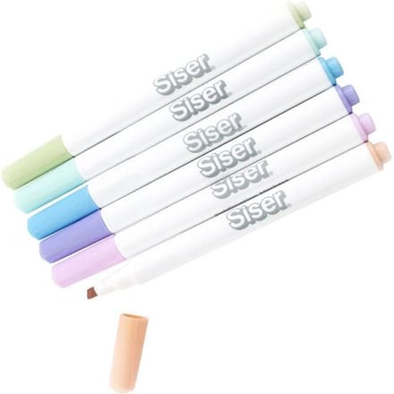 Siser Sublimation markers Pastel Pack Perzik, Zeegroen