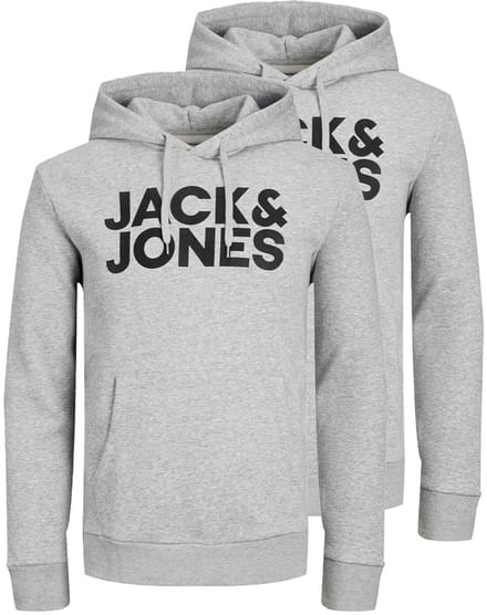 Jack & Jones Heren hoddie 2 pack Corp