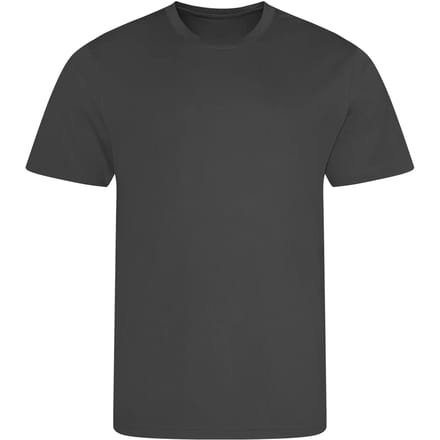 Just Cool Recycled Cool T JC201 - Charcoal (Solid) - S