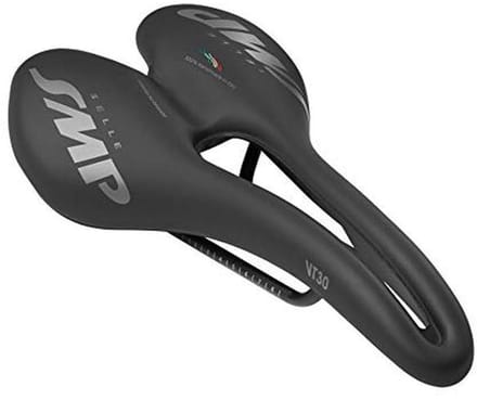 Unisex Fiets Zadel - 283x155mm, 290g, Zwart