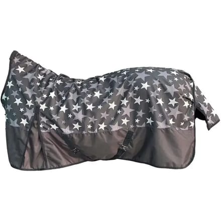 Hoge kraag paardendeken HKM Cleveland Karo 600D