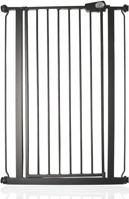 Bettacare Petgate, 68,5cm - 75cm, Mat Zwart, Hoog 104cm