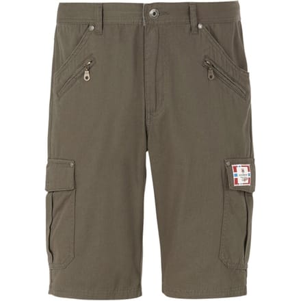 Jan Vanderstorm herren Lage Taille Bermuda - 60 - olijf - Plus Size