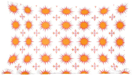 Sierkussens - Kussentjes Woonkamer - 60x40 cm - Zon - Patroon - Roze