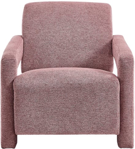Vente-unique Fauteuil van rood getextureerd textiel ISPARTA