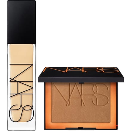NARS Natural Longwear Foundation 30ml and NARS Blush Orgasm 4.8g Bundle (Various Shades) - Gobi