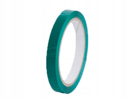 Voedselveilige sluittape 9mm x 60m - Groen, 1 rol