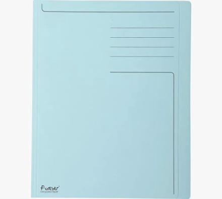 Recycled Cardboard A4 Covers 280g - Blue - Pack of 100