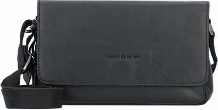 Greenburry Pure Black Schoudertas Leer 23 cm - Dames - black
