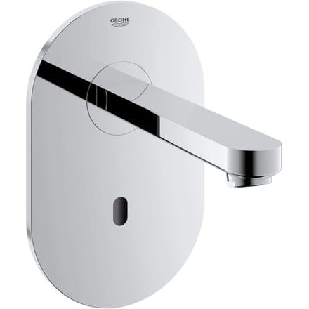 GROHE Eurosmart Cosmopolitan E afbouwdeel v wandkraan met uitloop 17cm zonder menging met tranformator 230V chroom