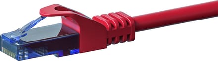 Danicom UTP CAT6a patchkabel - 3 meter rood - 100% koper - netwerkkabel - internetkabel - UTP kabel - RJ45 - 10000 mbit/s