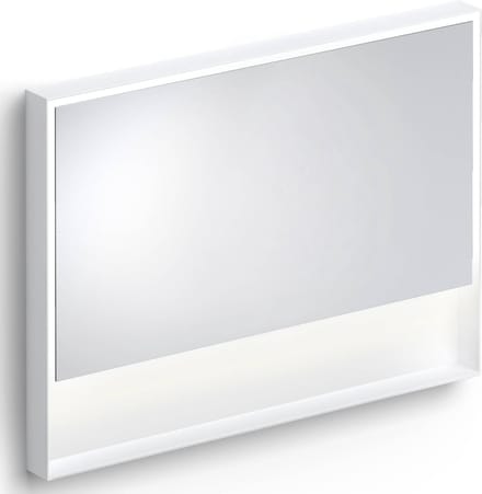 Clou Look at Me spiegel, 110cm, LED-verlichting, IP44, mat wit