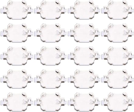 Batterijhouders - Knop Cel - Apparaten Voeden - Specifiek Ontwerp - 20 Stuks - Wit