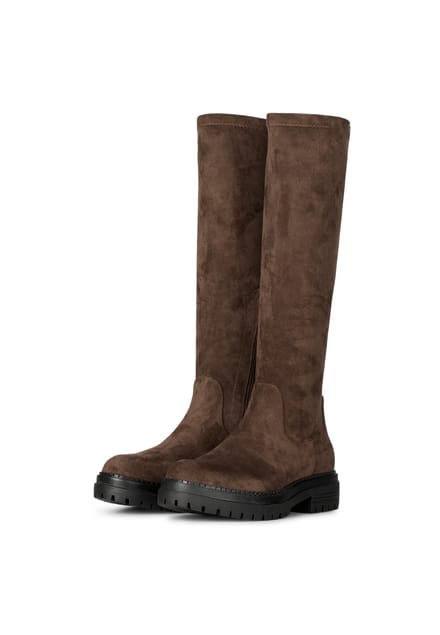 POSH by Poelman Cybele Dames Laarzen - Donker bruin