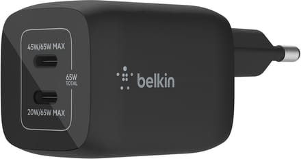 Belkin BOOST CHARGE PRO Stroom AV / multimedia paneel - PPS Technologie - 24 pin USB-C - 65 Watt