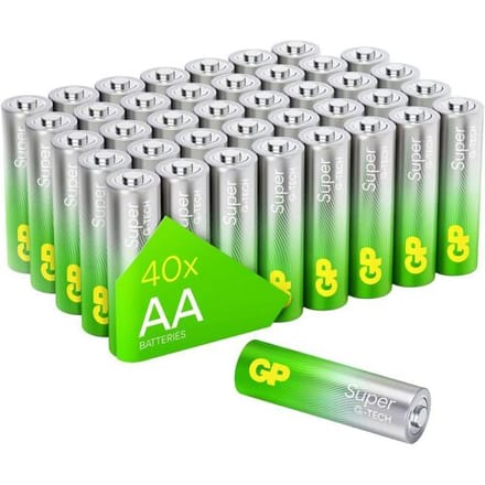 GP Super AA batterij (penlite) Alkaline 1.5 V 40 stuk(s)