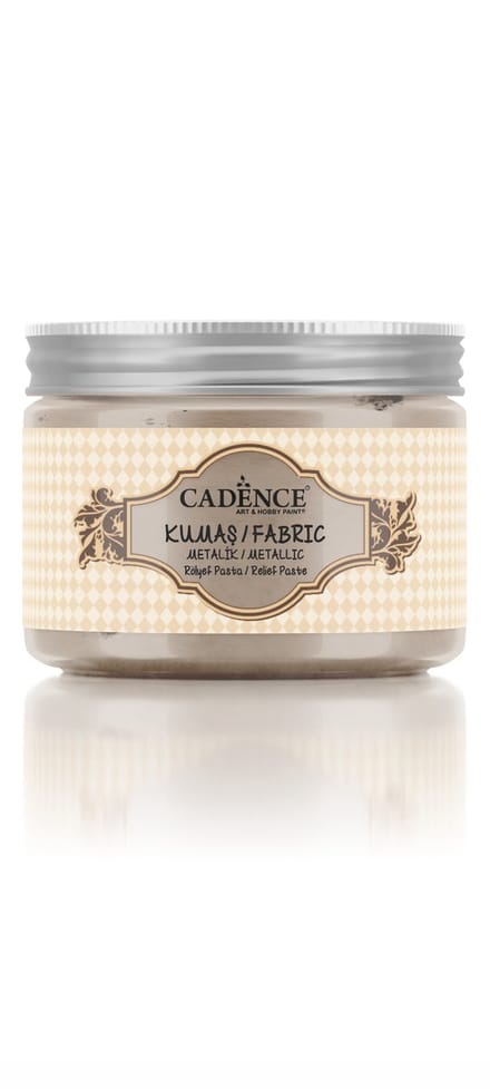 Cadence Textiel Metallic Relief Pasta 150 ml Champagne