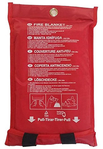 Zachte Branddeken 1,2 x 1,2 m - Veiligheid en Comfort
